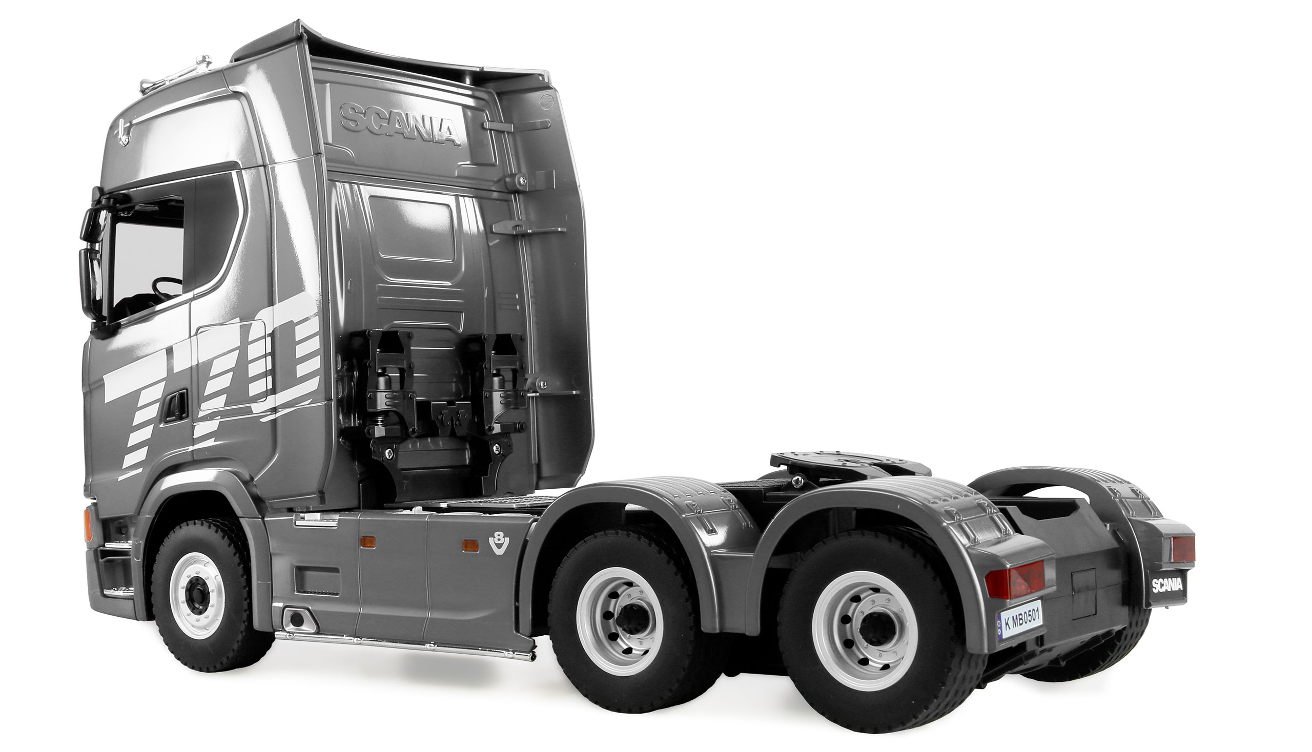 Scania 770 S Truck unit 6x4 1:18 RTR silver | 22762